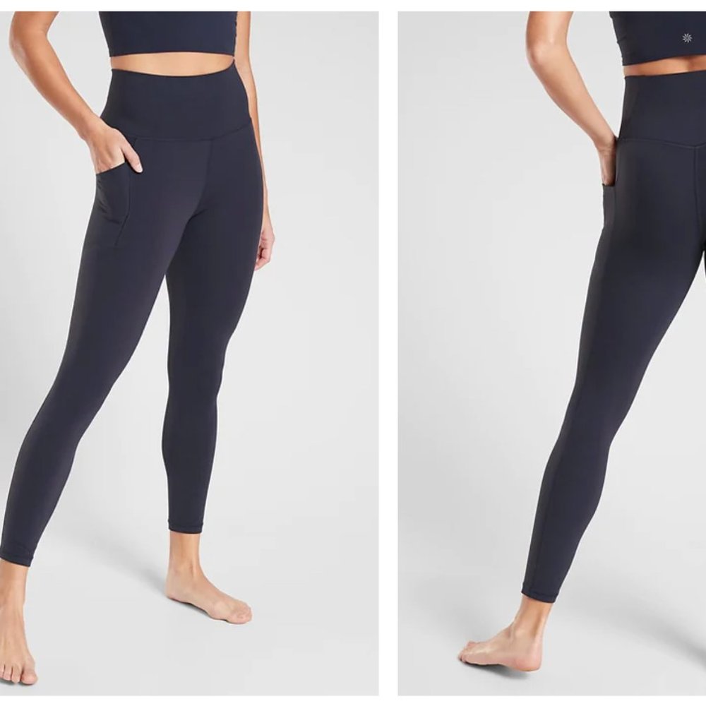 NEW Blue Salutation Stash Pocket II 7/8 Tights